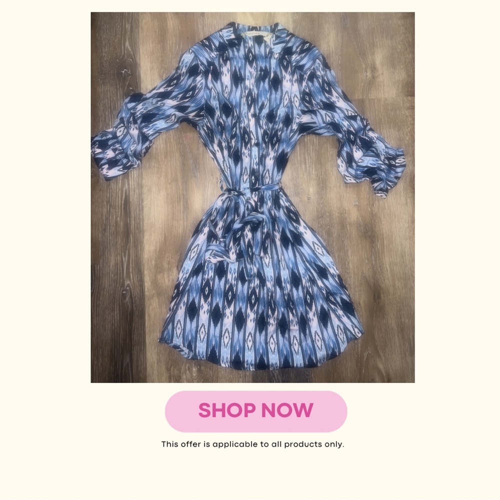 Chelsea & Violet Blue bohemian dress style